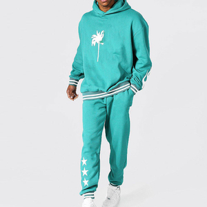 Survêtement streetwear de qualité supérieure pour hommes, survêtement oversize en tissu délavé pour l'hiver, fermeture éclair, manches longues - Product Image 4