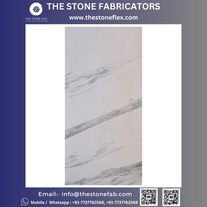 Hoja de chapa de piedra flexible de mármol blanco Andhi TSF India superficie pulida losa grande característica impermeable - Product Image 5