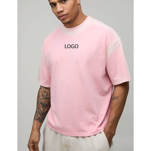 T-shirt ample OEM en gros avec logo imprimé en relief 3D, T-shirts graphiques blancs en jersey de coton épais pour homme – Collection été - Product Image 1