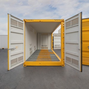 Conteneur de fret ouvert de 20 pieds de haute qualité, unité de stockage portable en acier pour une manutention efficace du fret et un stockage commercial - Product Image 1