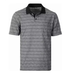 Camiseta de Golf Informal para Hombre, 100% Algodón, Tejido Transpirable, Diseño Liso, con Logotipo Personalizado Bordado, Camisetas Polo Tejidas - Product Image 4