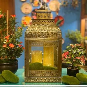 Candelabro de Hierro y Vidrio Estilo Europeo, Portavelas Metálico Resistente al Viento, Decoración Navideña para el Hogar, Venta Caliente, Otros Accesorios para Velas - Product Image 5