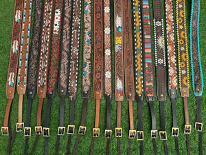 Premium Hand <b>Tooled</b> <b>Leather</b> Camera Strap for All Kinds of Cameras Custom Wholesale Cow <b>Leather</b> Camera Neck Shoulder Straps - Product Image 6