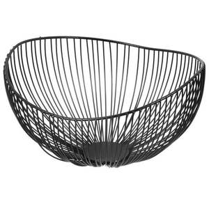 Panier de comptoir au style épuré et populaire, en métal noir de qualité supérieure, design unique, antidérapant, vente en gros - Product Image 1