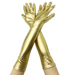 Guantes Largos de Cuero para Mujer, Modernos y Elegantes, de Moda - Product Image 4