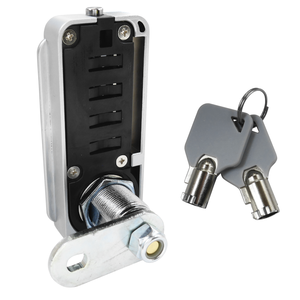 Secure 4-Digit Code Lock for <b>Lockers</b>, Master Key Functional Combination Cam Lock - Product Image 3