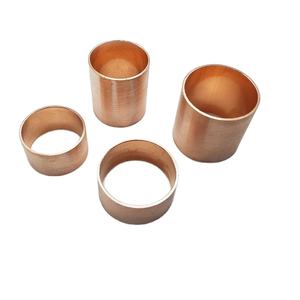 Anneaux de serviette ronds en cuivre tendance en métal ensemble de 4 avec différentes tailles parfait pour la vaisselle de mariage élégante - Product Image 1