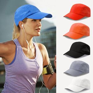 Gorras Deportivas de 5 Paneles, Gorra de Verano de Secado Rápido, Transpirable, Informal, para Correr al Aire Libre, Delgada, con Logotipos Impresos, Formal - Product Image 1