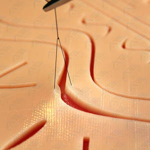 Demonstration Complete Suture Practice Kit Extra Large Ultra Pad Precut Wounds Handmade With Silicone <b>Rubber</b> for Teaching - Product Image 5