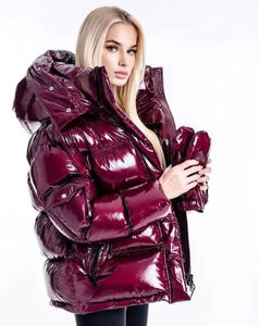 Veste matelassée à capuche pour femme Edoor Wears, style streetwear, avec isolation en duvet de 250g-300g, manteau d'hiver chaud avec fermeture éclair - Product Image 6