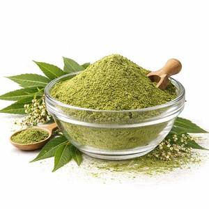 Fourniture en gros OEM 100% extrait de plantes en poudre de feuilles de neem bio pur pour la croissance de la peau et des cheveux du visage d'Inde - Product Image 2