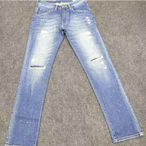 Pantalones Vaqueros Casuales de Moda para Hombre, Estilo Cargo Holgado con Botones, Jeans de Mezclilla para Hombre - Product Image 2