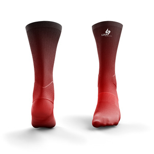 Custom Printed Crew Knitted Sports <b>Socks</b> with Spandex, Nylon, and Cotton High Quality Medium Thickness Anti Slip High <b>Grip</b> <b>Socks</b> - Product Image 4