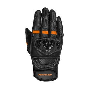 Guantes de Motociclismo Cortos de Cuero de Primera Calidad para Verano, Transpirables, Perforados, Impermeables, Ignífugos y Ligeros para Hombre y Mujer - Product Image 2