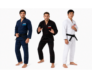 Kimono de Jiu-Jitsu Personnalisé en Coton Perlé 100% Respirant pour Hommes avec Logo Brodé – Vente en Gros OEM - Product Image 2
