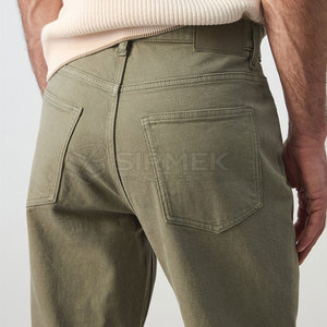 Straight Fit Comfortable Casual Men <b>Jeans</b> Pant High Quality Eco-Friendly Breathable Smooth Texture Fabric Perfect Office <b>Work</b> - Product Image 4