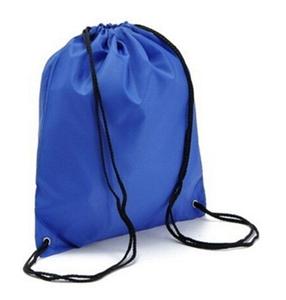 Mochila con Cordón de Poliéster de la Mejor Calidad, Color Negro, Bolsa de Tela Deportiva para Viajes con Diseño de Logotipo Personalizado - Product Image 6