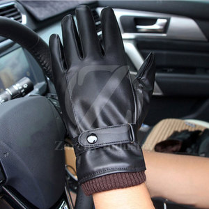 Guantes de Conducción de Cuero de Alta Calidad, Disponibles en Todas las Tallas, Hechos a Medida, Estilo Clásico, Totalmente Personalizables, Correa de Muñeca Ajustable - Product Image 3