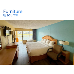 Meubles d'hôtel Ramada en bois dur de style intelligent-Ensemble de chambre à coucher de luxe rentable Meubles d'hôtel de marque Days Inn du Vietnam - Product Image 3