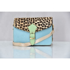 New Arrival Western Style Recycled Fur Leather Bags Multi Color Handmade <b>Shoulder</b> <b>Sling</b> bag Fur Bag For Women's Use - Product Image 5