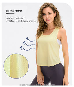 Women Sleeveless Knitted Short Solid Color Yoga Fitness Sports Workout Tank <b>Top</b> Breathable Loose Button Tassel <b>Sequined</b> - Product Image 6