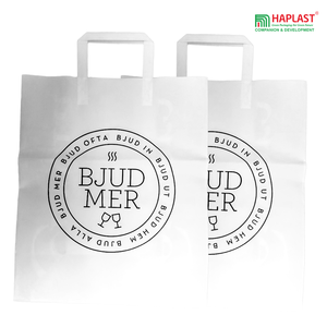 Vente en gros de sacs à provisions en plastique de supermarché personnalisés avec poignée en boucle souple impression personnalisée PP/PE pour emballage - Product Image 6