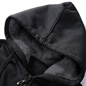 Sudadera con Capucha Acolchada Informal de Alta Calidad para Hombre, Estilo Pullover, Tejido de Mezcla de Algodón, Ideal para Entrenamientos, Descanso y Uso Invernal - Product Image 3