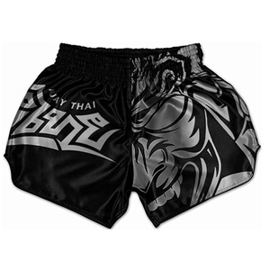 กางเกงมวยไทยผ้าเรียบยืดหยุ่นสำหรับต่อสู้ MMA คิกบ็อกซิ่ง มวยไทย ขายส่งจากโรงงาน แห้งเร็ว สำหรับผู้ชาย - Product Image 1