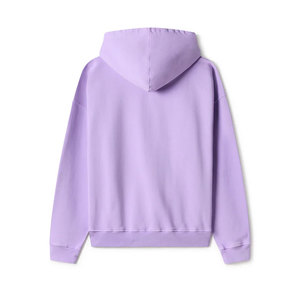 Sudadera con Capucha para Hombre, Color Morado Claro, Estilo Casual, con Bolsillo, Hombros Caídos, Manga Larga, Precio Económico al por Mayor OEM - Product Image 2