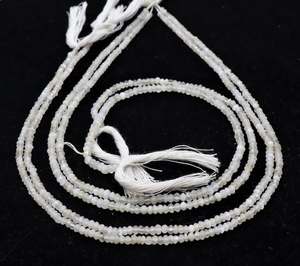 Cuentas de Cuarzo Diamante Herkimer Naranja AAA de 4-4.5 MM, Cuentas de Piedras Preciosas de Cuarzo Diamante Natural, 16 Pulgadas, Cuarzo Herkimer Naranja - Product Image 2