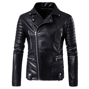 Manteaux en cuir pour hommes sur mesure avec logo personnalisé, design de votre choix, vestes d'hiver pour hommes, vestes tendance pour hommes - Product Image 1