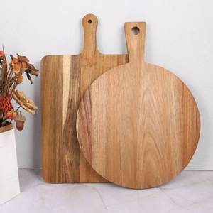 Planche à découper en bois naturel pour la cuisine, préparation des aliments, découpe de viande, légumes, fruits, planche de service pour la maison et la cuisine - Product Image 2