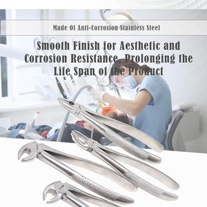 Pinzas Dentales de Acero Inoxidable Alemán de Alta Calidad, Alicates Manuales para Extracción de Dientes para Dentistas, Instrumentos Quirúrgicos - Product Image 2