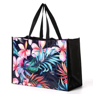 Sac cadeau réutilisable en non-tissé gravé personnalisé et recyclable avec logo, sac fourre-tout écologique réutilisable pour les courses en provenance du Vietnam - Product Image 6