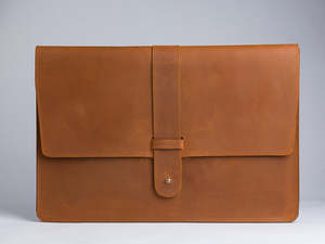 Classic Genuine Leather <b>Laptop</b> <b>Sleeve</b> 15.0" x 11.0" Protective Case for 16" MacBook Pro - Product Image 5