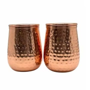 Pure <b>Copper</b> Glass and Food Safe Lacquered Water Serving <b>Kitchen</b> & Tabletop Equipment <b>Utensils</b> Wholesale <b>Copper</b> Tumbler - Product Image 3