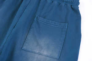 Pantalones Cortos Casuales de Felpa Francesa para Hombre, Personalizados, al por Mayor, 100% Algodón, Lavado Ácido, Efecto Desgastado por el Sol - Product Image 2