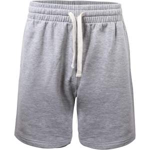 2025 USA Men's Classic Fleece Workout <b>Shorts</b> Casual XXS Size with Elastic Waist and 3D Logo Decoration High Street Style - Product Image 1