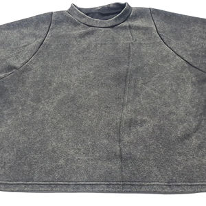 Camiseta Vintage de Estilo Hip Hop con Estampado Gráfico DTG, Corte Recortado, para Hombre - Product Image 1