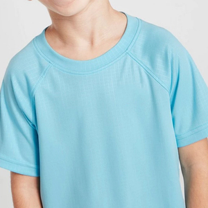 Ensemble 2 pièces en coton pour bébés garçons, t-shirt et short, col rond, manches courtes, tenue décontractée d'été, couleur unie, respirant - Product Image 3