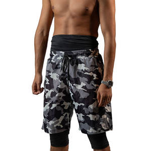 Plus Size Men's Awrah Shorts Eco-Friendly 100% Polyester Breathable Outdoor Use Joggers Low Price - Product Image 1