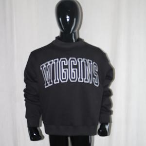 Sweat-shirts WIGGINS à col montant 450 GSM, broderie personnalisée avec nom, coupe ample et oversize, en molleton 100% coton French Terry - Product Image 5