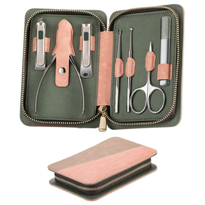 Kit de manucure et pédicure compact, ensemble d'outils de soin des ongles en acier inoxydable, kit de manucure et pédicure - Product Image 2