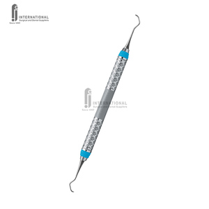 Offre Spéciale Curettes Dentaires Ergonomiques Manuelles en Acier Inoxydable 13/14 Columbia University FJI-52991 Qualité Allemande Unique - Product Image 1