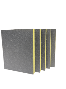 Bloc éponge abrasif rectangulaire à grain moyen 320-1200 pour la préparation des surfaces - Product Image 4