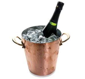 Elegant serve ware tabletop decor copper ice bucket insulated ice bucket <b>drink</b> <b>cooler</b> hotel bar accessories whiskey bar decor - Product Image 1