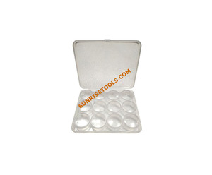 SUNTOOLS/STIPL Modèle 714B Kit de test de bijoux en plastique transparent avec poids pour balances à or, boîte en bois, mesure de la pureté des métaux - Product Image 2