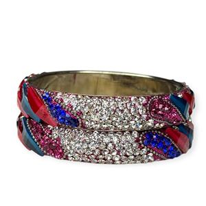 Pulseras de Perlas Multicolores Metálicas de Lujo, Elegantes para Bodas y Fiestas, Precio al por Mayor Premium - Product Image 3