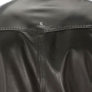 Men's <b>Vintage</b> Genuine Leather <b>Jacket</b> Motorcycle <b>Biker</b> Classic Casual Winter Outerwear OEM Manufacturer - Product Image 6