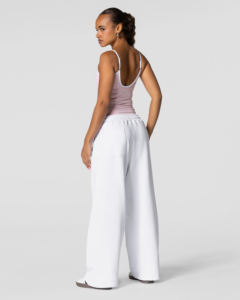 Pantalones de chándal casuales de invierno para mujer, de corte holgado y pierna ancha, de cintura media, estilo urbano, para gimnasio y descanso, con bolsillos, ODM, diseño de calabaza pintada - Product Image 4